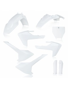 KIT PLÁSTICOS COMPLETO ACERBIS HUSQVARNA TC 65 2017 - 2021 - BRANCO